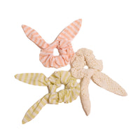 Tia Cibani Sugar Mix Petite Classic Scrunchie(Set Of 3)