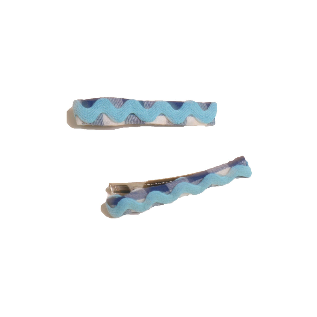Tia Cibani Rainbow Sofia Gingham Ric Rac Hair Clips (Set Of 6)