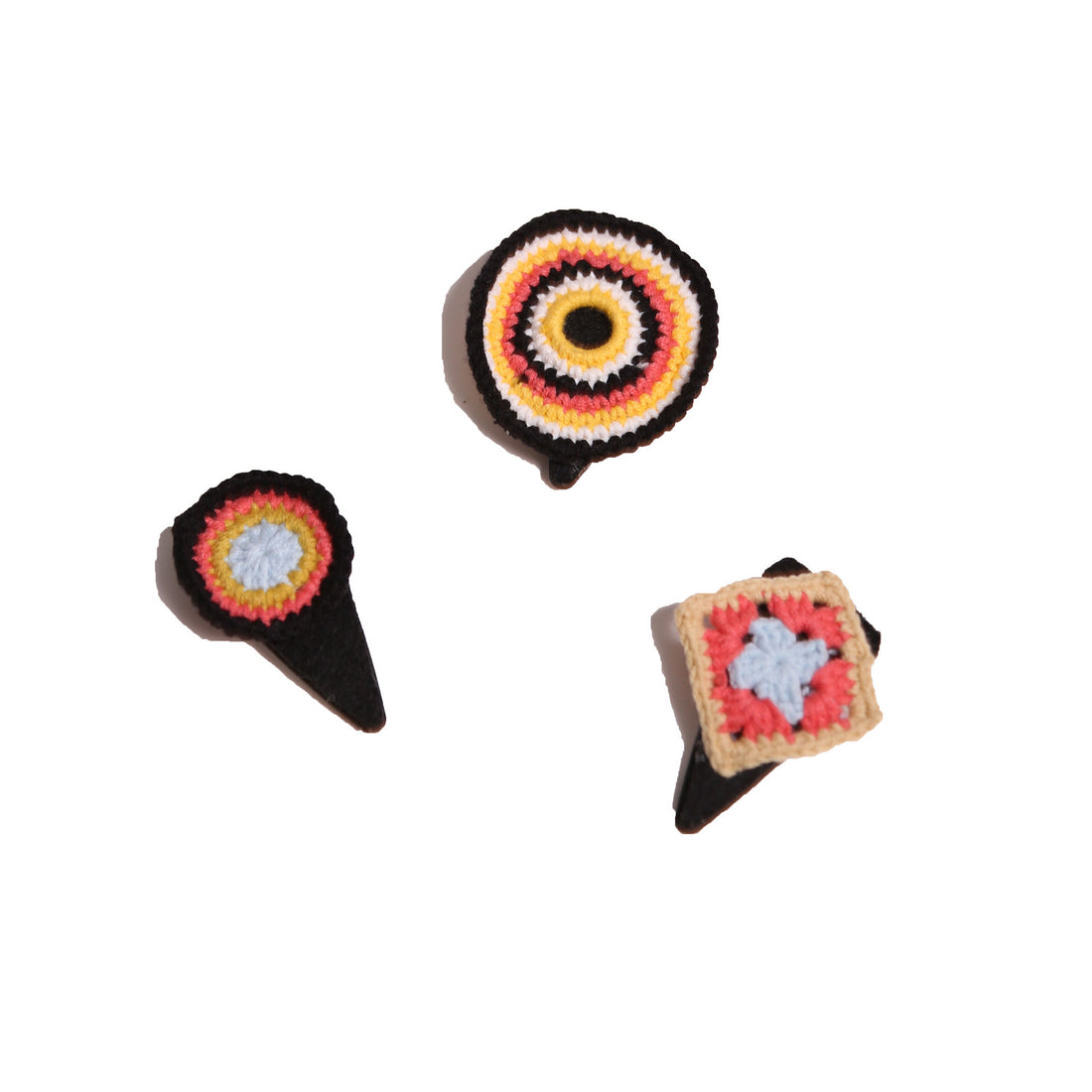 Tia Cibani Rainbow Ugo Hair Clips-Set Of 3