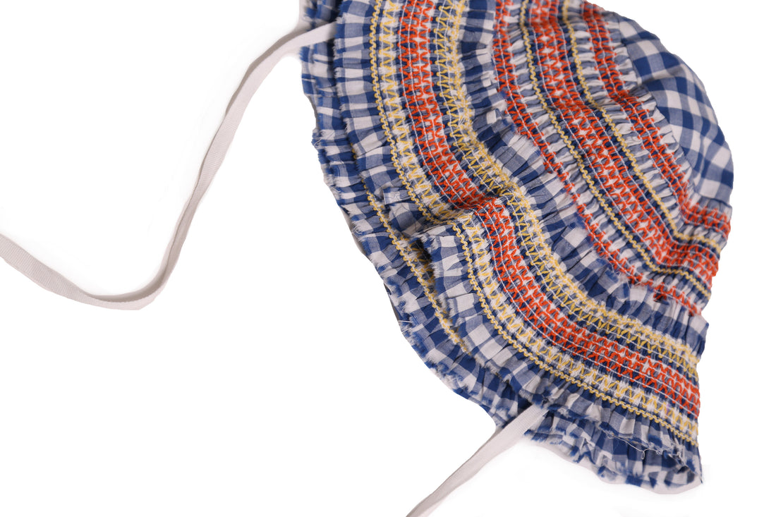 Tia Cibani Fuzz Baby Smocked Bucket Hat