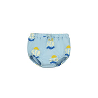 Bonmot Light Blue Allover Sea Fleece Bloomers