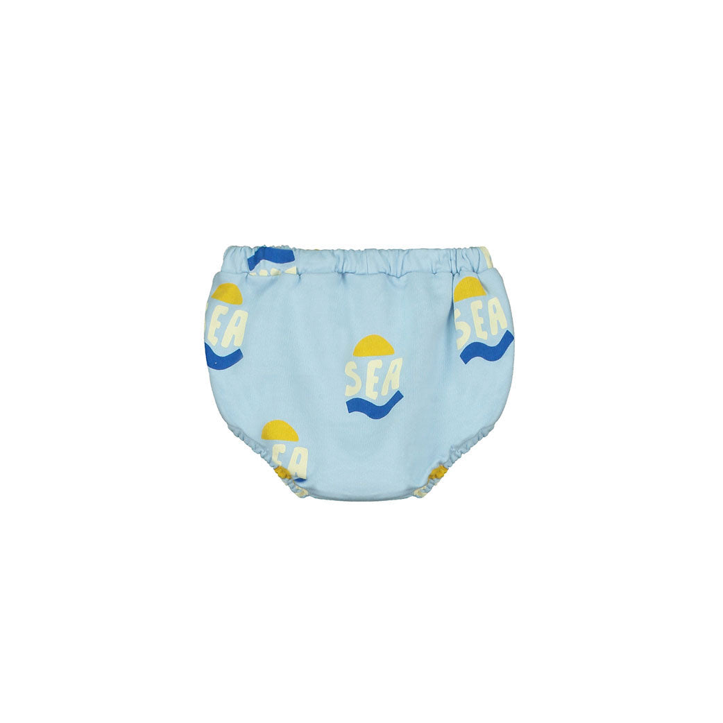 Bonmot Light Blue Allover Sea Fleece Bloomers