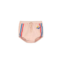 Bonmot Dusty Pink Side Stripes Fleece Bloomers