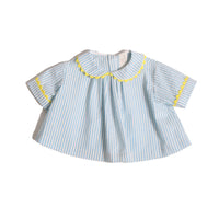 Tia Cibani Waze Alero Peter Pan Collar Top