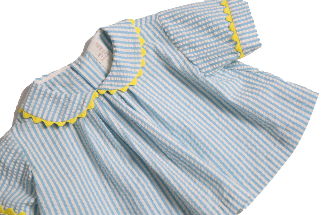 Tia Cibani Waze Alero Peter Pan Collar Top