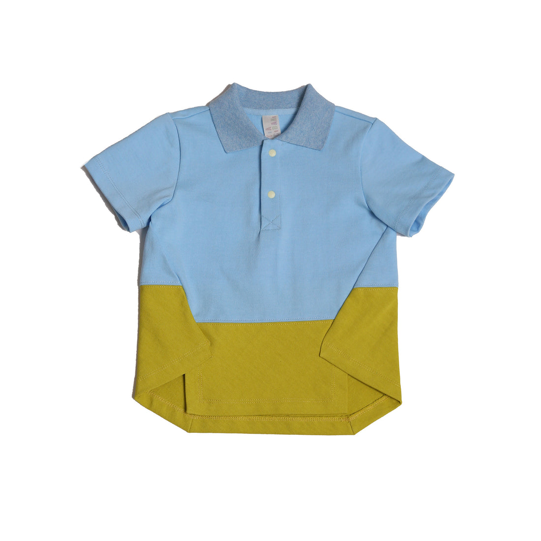 Tia Cibani Malibu Mix Amos Skewed Hem Polo