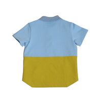 Tia Cibani Malibu Mix Amos Skewed Hem Polo