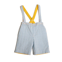 Tia Cibani Waze Tufted Suspender Bermudas