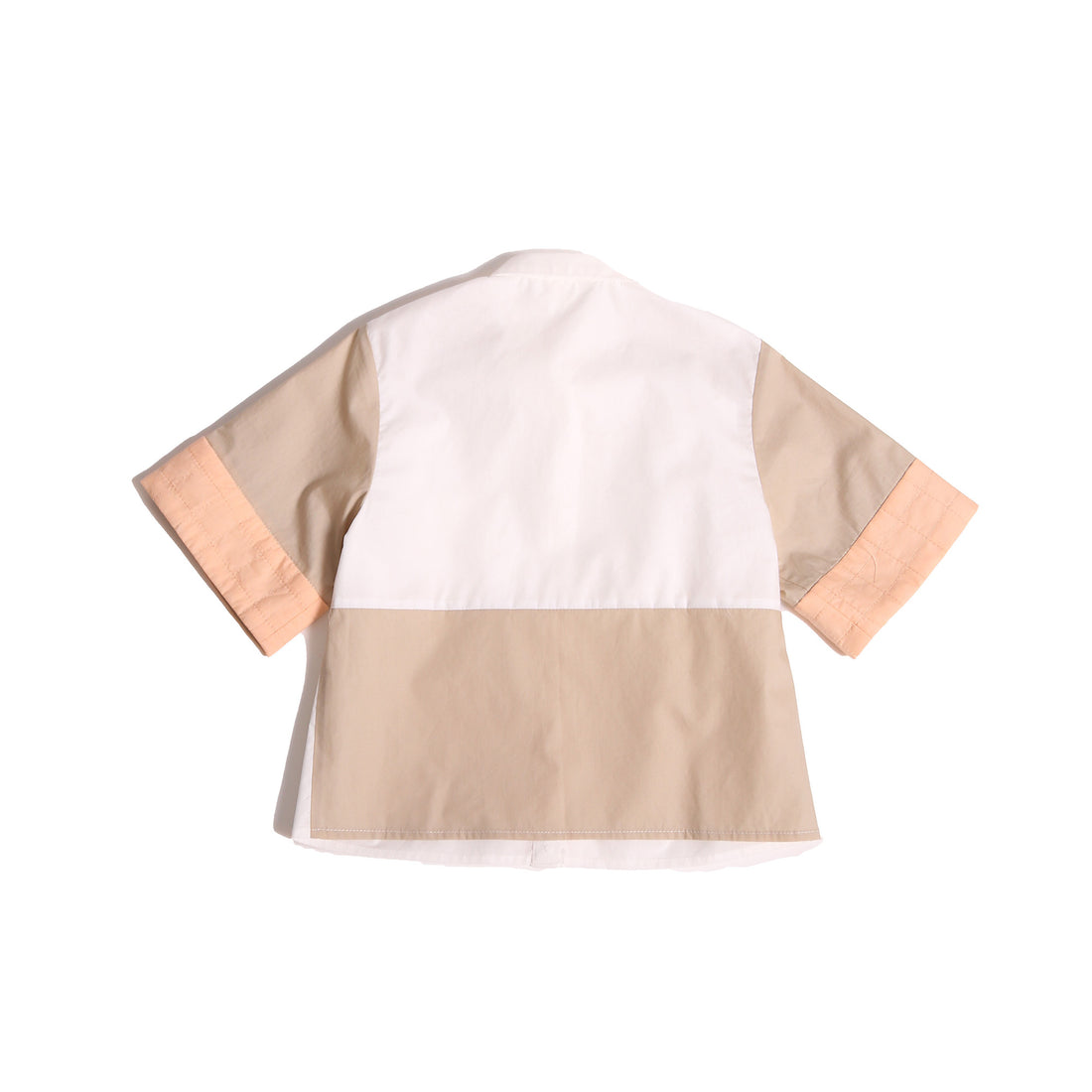 Tia Cibani Terrain Patchwork Multi Snap Shirt