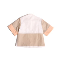Tia Cibani Terrain Patchwork Multi Snap Shirt