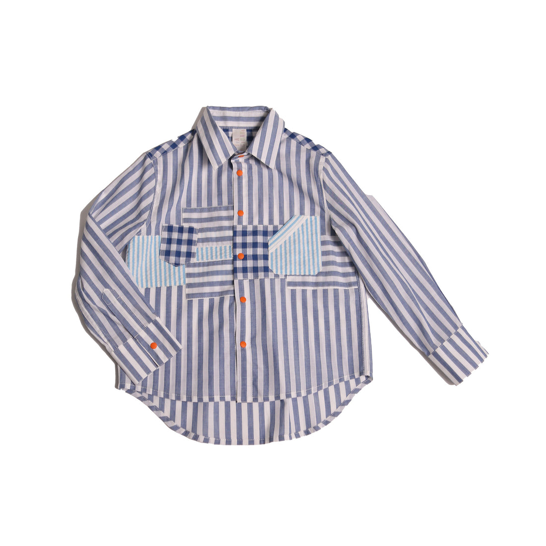 Tia Cibani Fuzz Mix Ishmael Patchwork Shirt