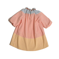 Tia Cibani Waze Mix Pia Cinched Smock Dress
