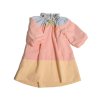Tia Cibani Waze Mix Pia Cinched Smock Dress