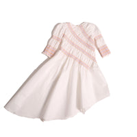 Tia Cibani Sugar Pia Bustled Smocked Maxi Dress