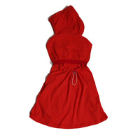 Tia Cibani Stop Play Cinched Hoodie Dress