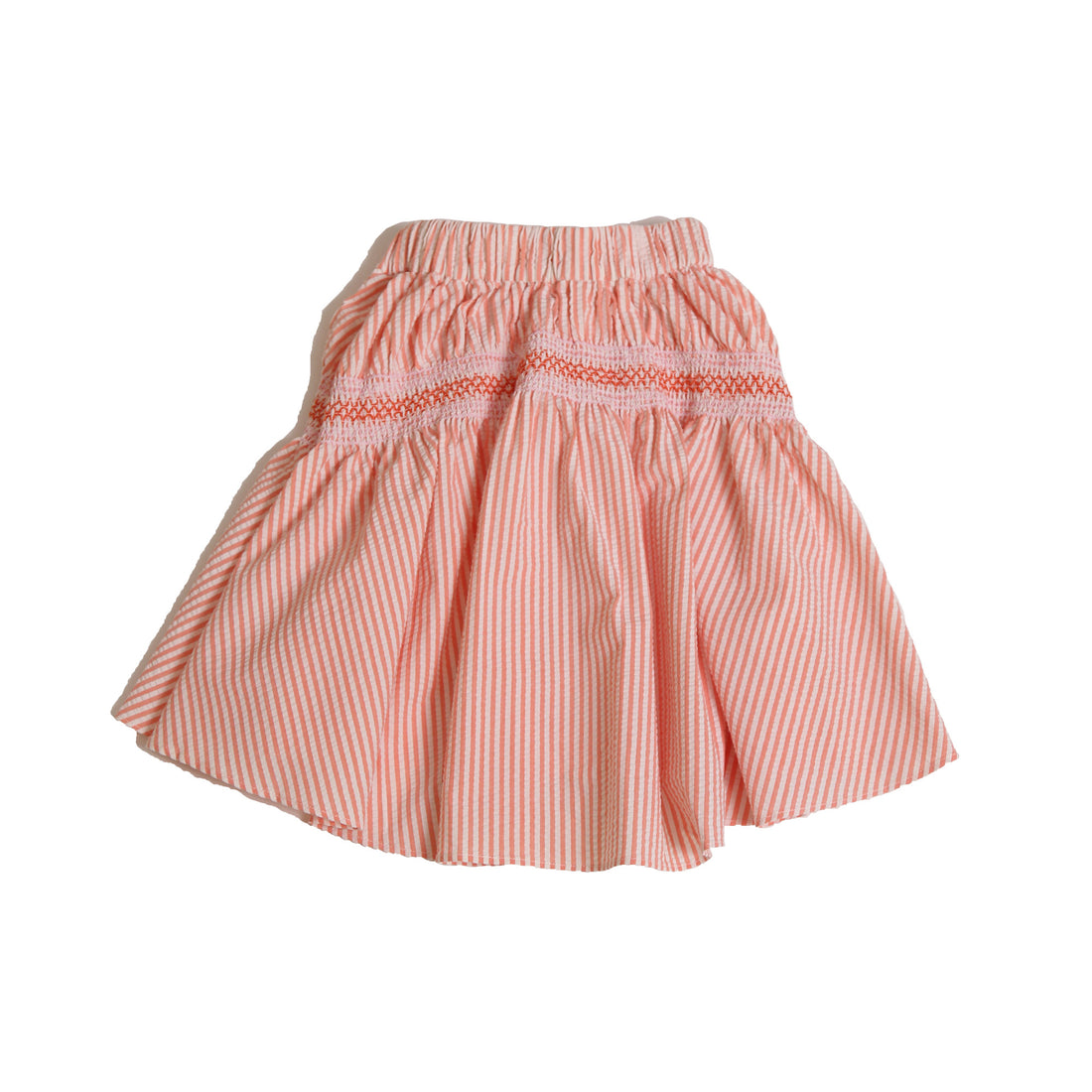 Tia Cibani Cone Pia Dropped Waist Smocked Skirt