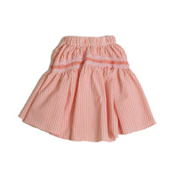 Tia Cibani Cone Pia Dropped Waist Smocked Skirt