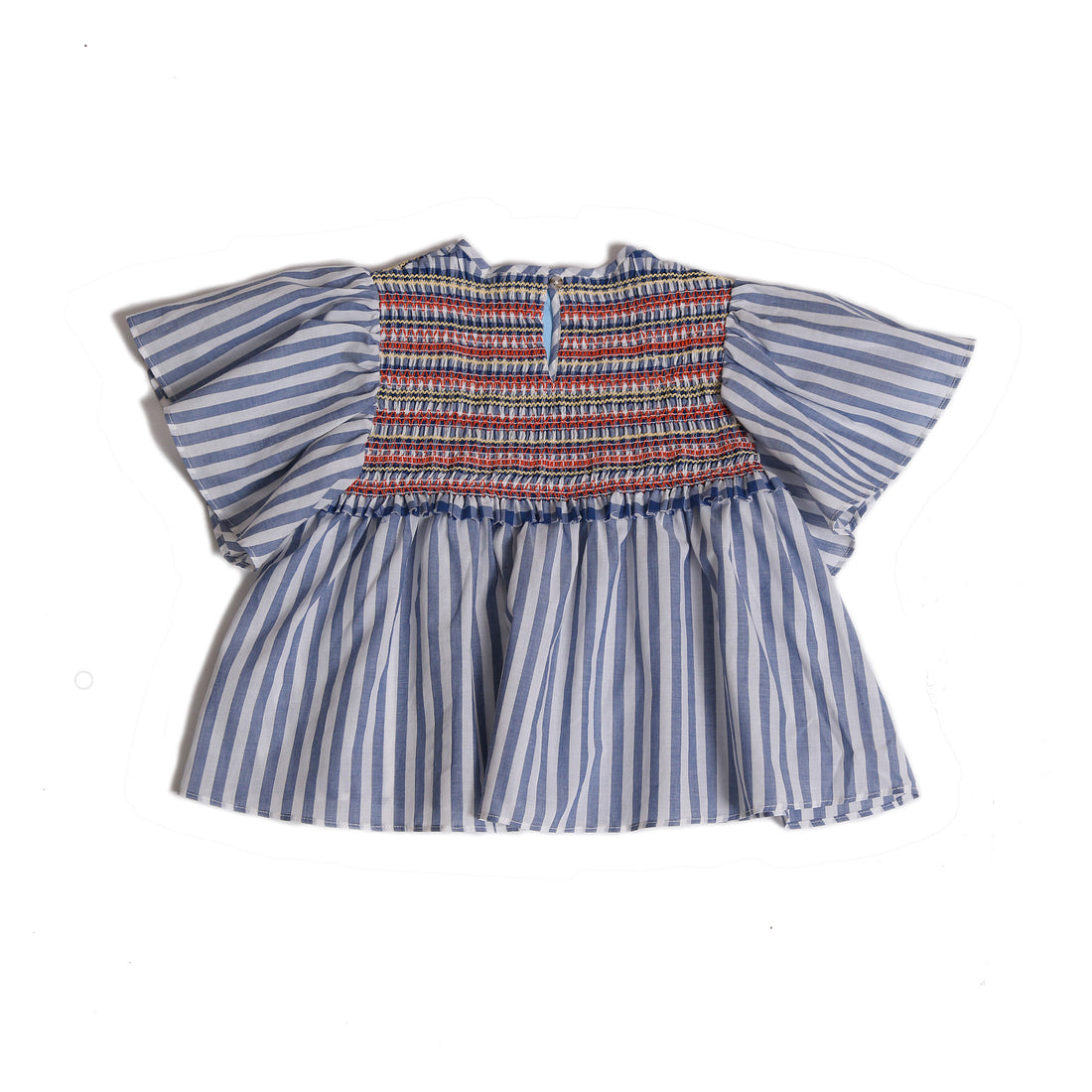 Tia Cibani Fuzz Sofia Smocked Blouse