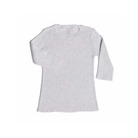 Tia Cibani Sugar 3/4 Sleeve Ribbed Crew Neck