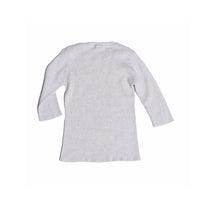 Tia Cibani Sugar 3/4 Sleeve Ribbed Crew Neck