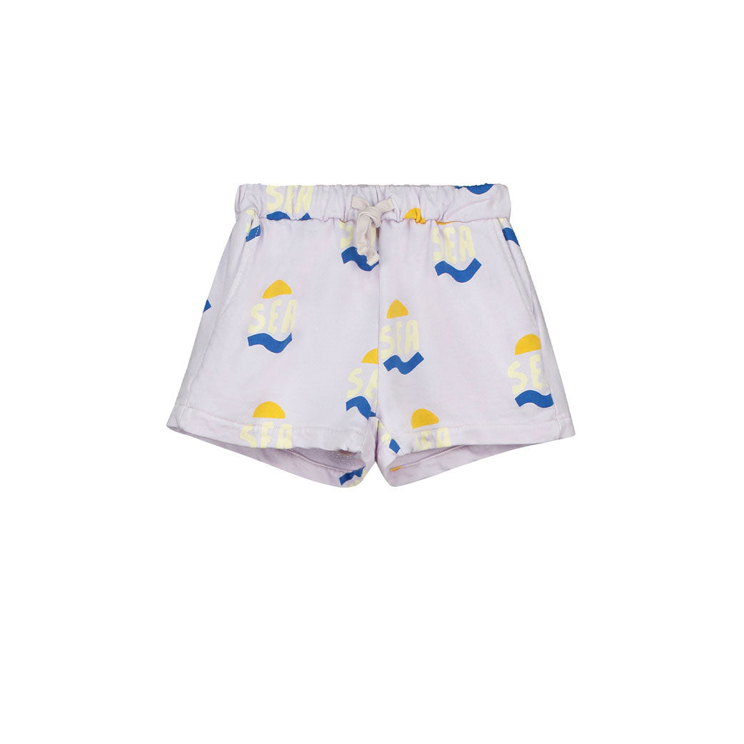 Bonmot Mallow Allover Sea Fleece Shorts