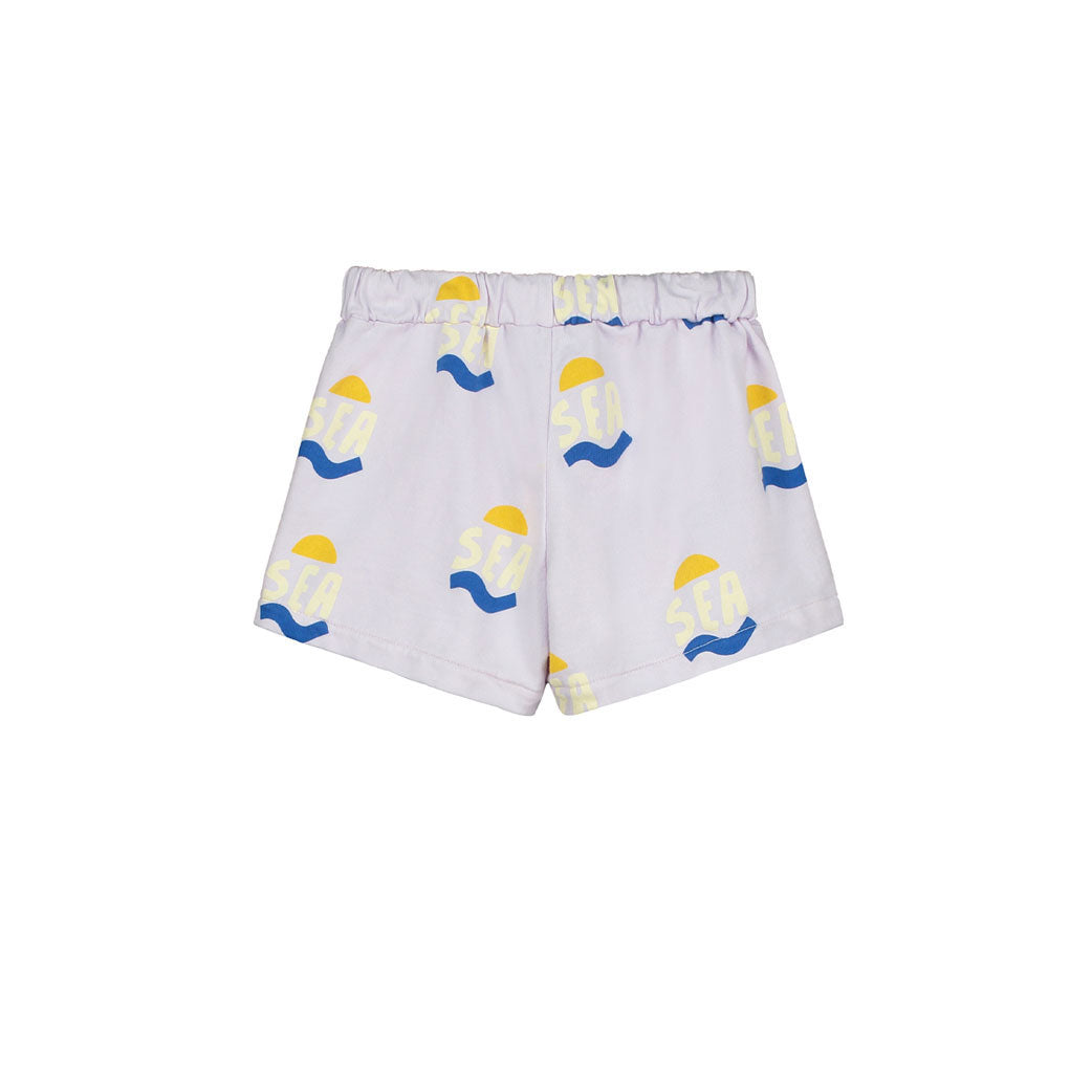 Bonmot Mallow Allover Sea Fleece Shorts