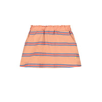 Bonmot Terracotta Allover Stripes Skirt