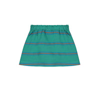 Bonmot Verdigris Allover Stripes Skirt