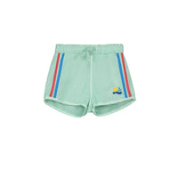 Bonmot Dusty Aqua Side Stripe Swimshorts