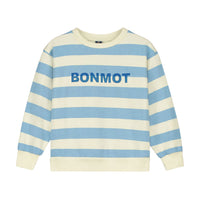 Bonmot Light Blue Stripe Sweatshirt