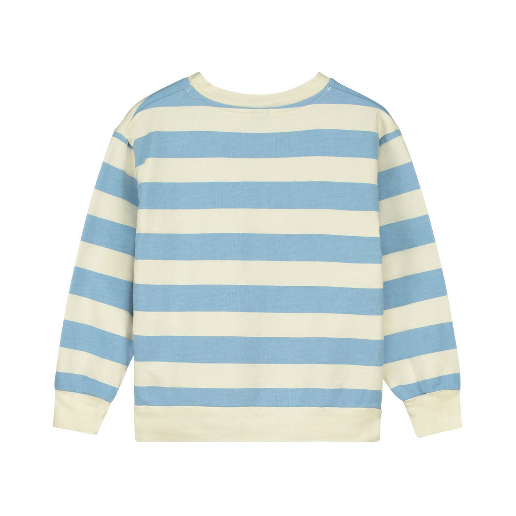 Bonmot Light Blue Stripe Sweatshirt