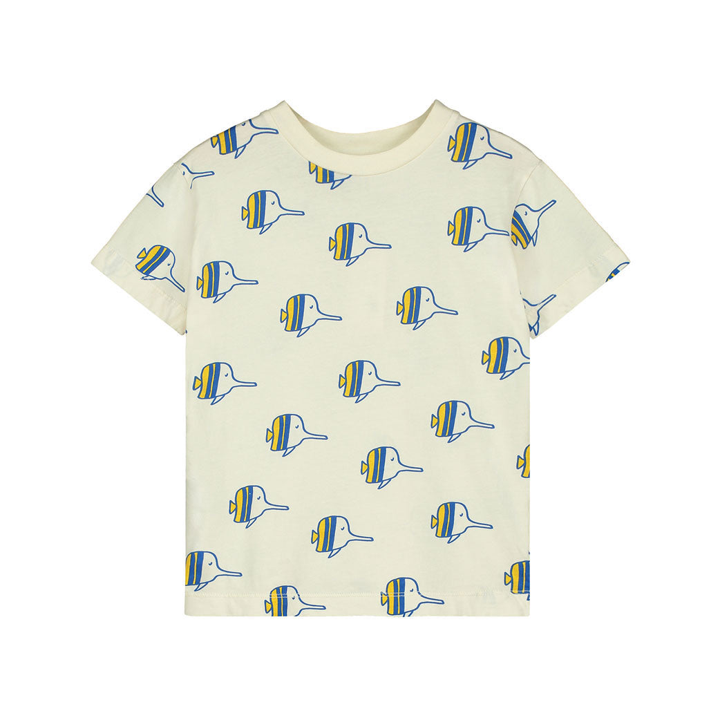 Bonmot Ivory All Over Fishes T-shirt
