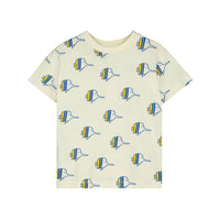 Bonmot Ivory All Over Fishes T-shirt