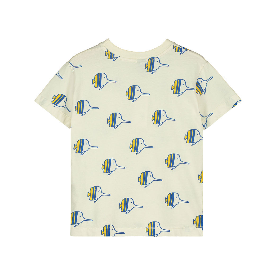 Bonmot Ivory All Over Fishes T-shirt