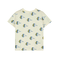 Bonmot Ivory All Over Fishes T-shirt