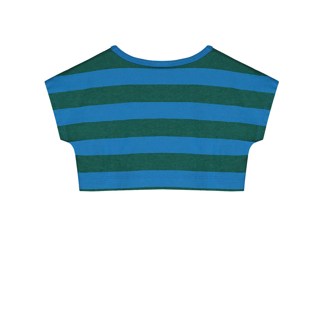 Bonmot Fresh Blue Crop T-shirt