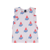 Bonmot Mallow Boats Frill T-shirt
