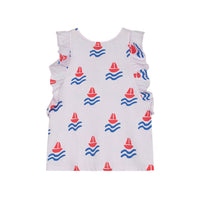 Bonmot Mallow Boats Frill T-shirt