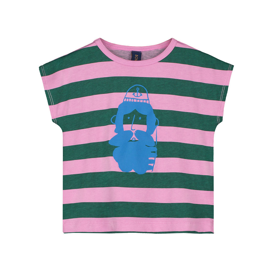 Bonmot Purple Stripe Captain T-shirt