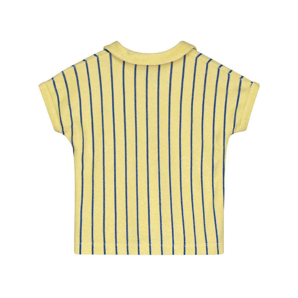 Bonmot Melow yellow Terry Stripes T-shirt