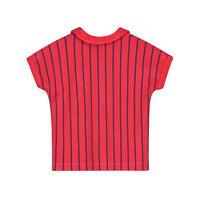 Bonmot Red Terry Stripes T-shirt