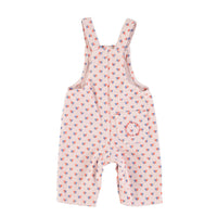 Piupiuchick Light Pink Hearts AO Baby Dungarees