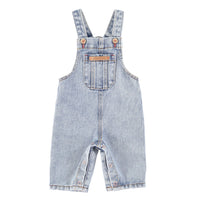 Piupiuchick Washed Blue Denim Baby Dungarees