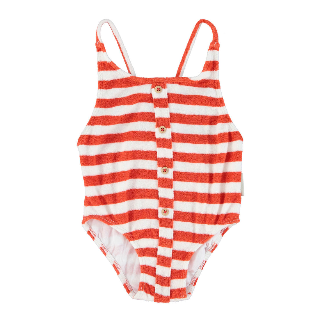 Piupiuchick Red Striped Swimsuit