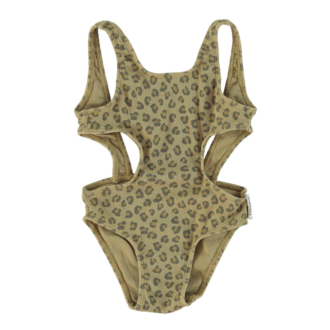 Piupiuchick Khaki Animal  Print Trikini