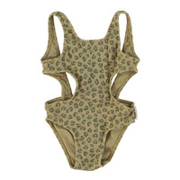 Piupiuchick Khaki Animal  Print Trikini