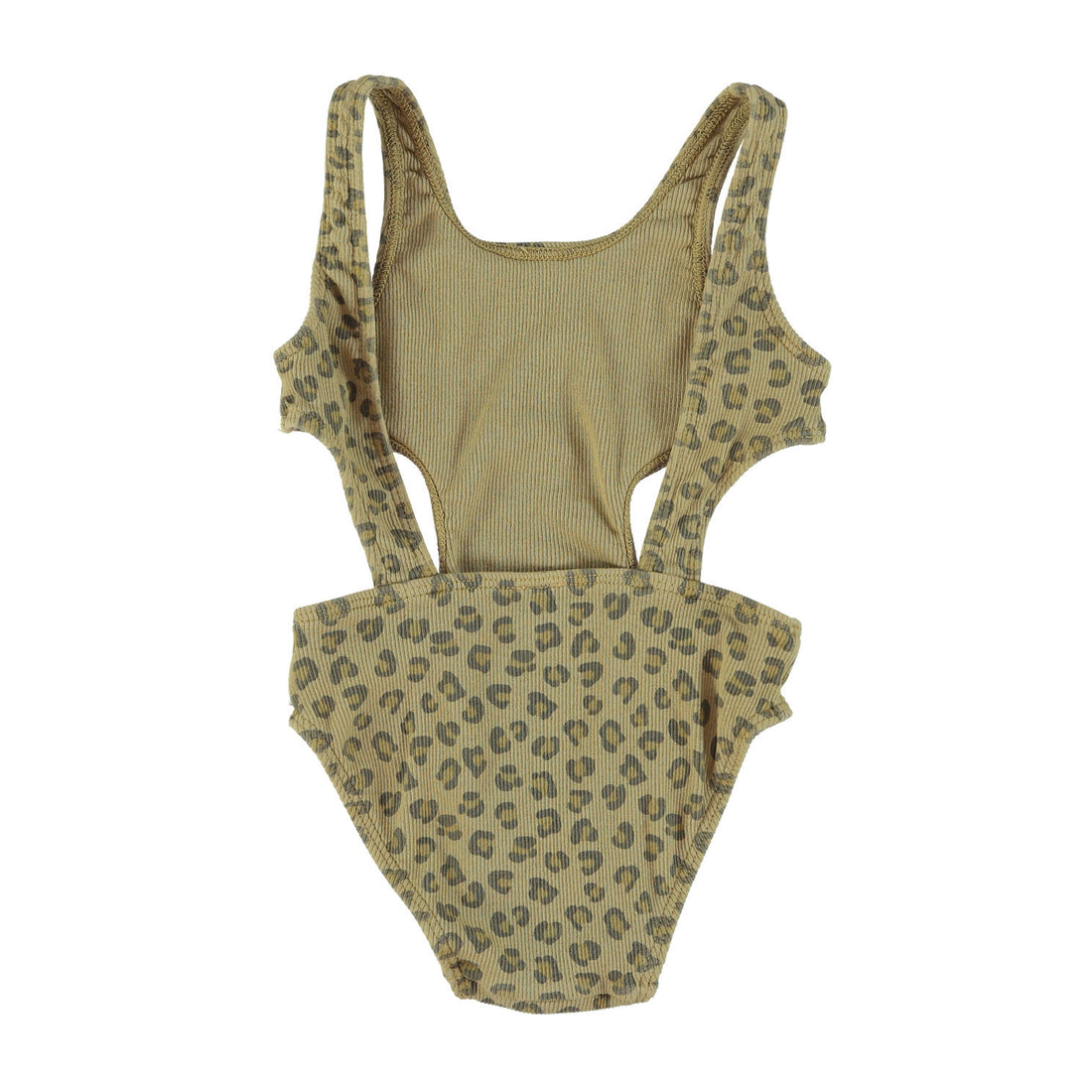 Piupiuchick Khaki Animal  Print Trikini