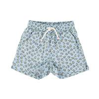 Piupiuchick Light Blue Animal Swim Shorts