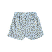 Piupiuchick Light Blue Animal Swim Shorts