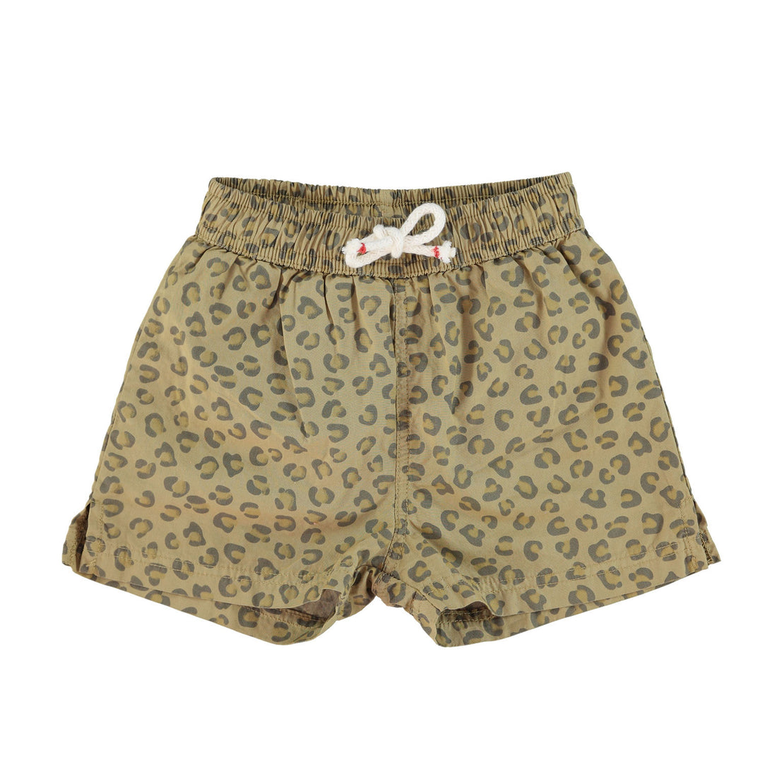 Piupiuchick Khaki Annimal Print Swim Shorts